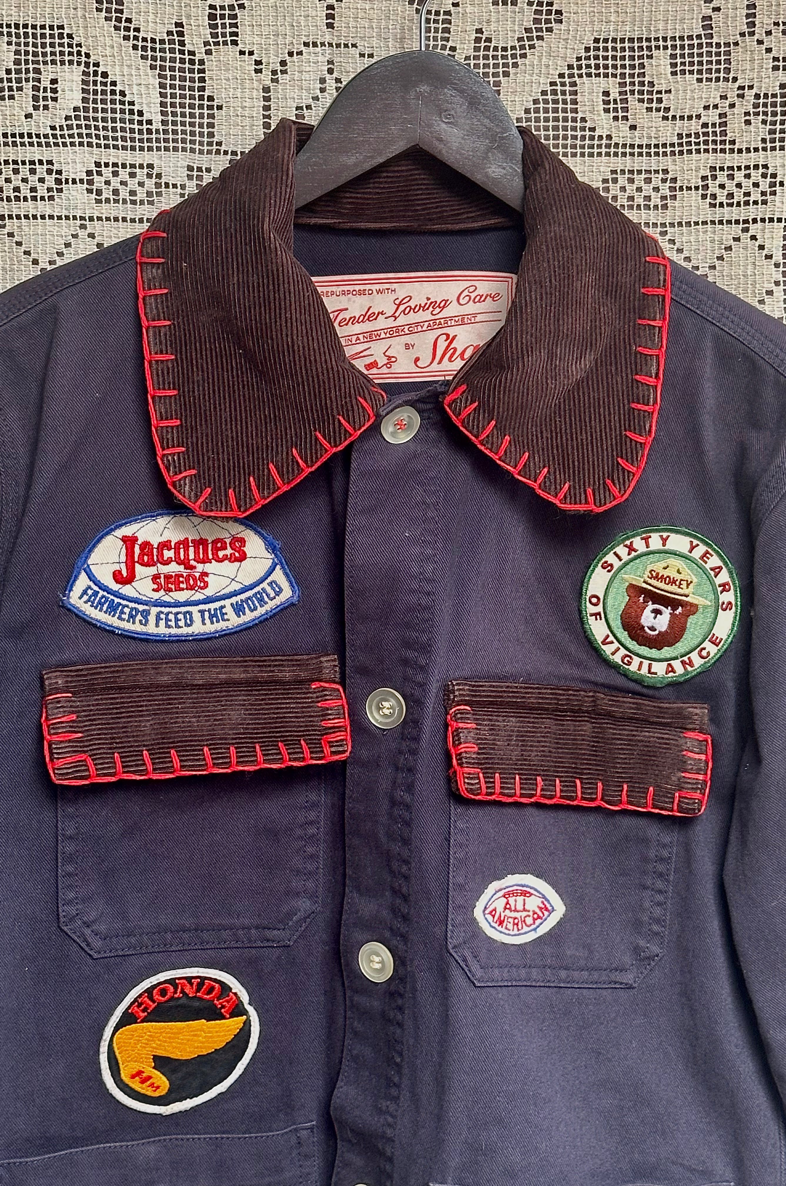 Warren Patch Stitched Coat