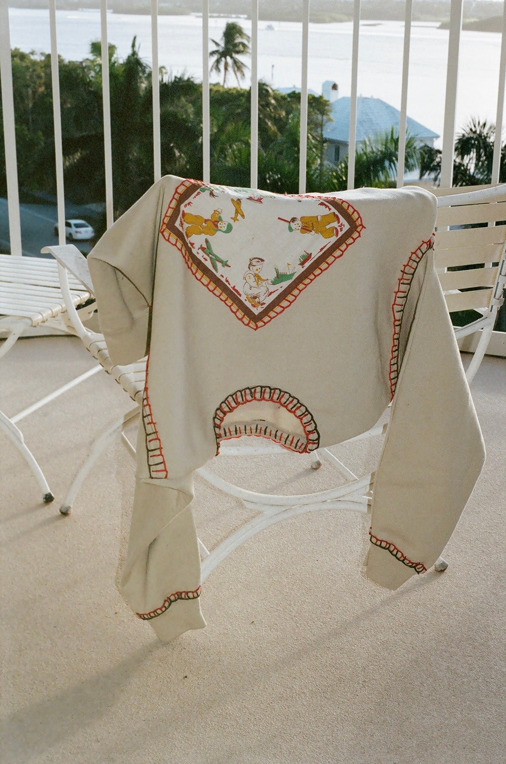 Bandana Blanket Stitch Sweatshirt