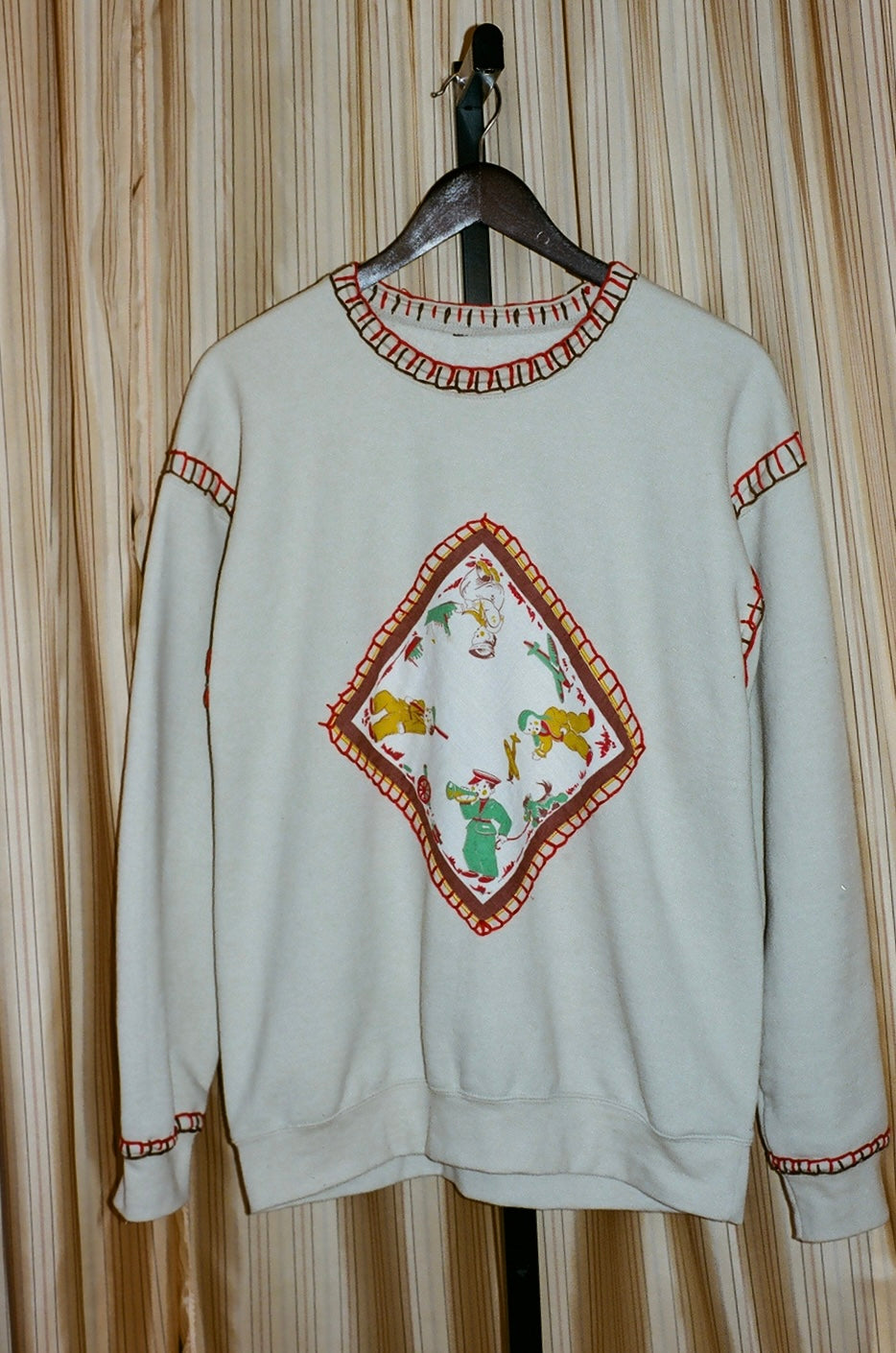 Bandana Blanket Stitch Sweatshirt