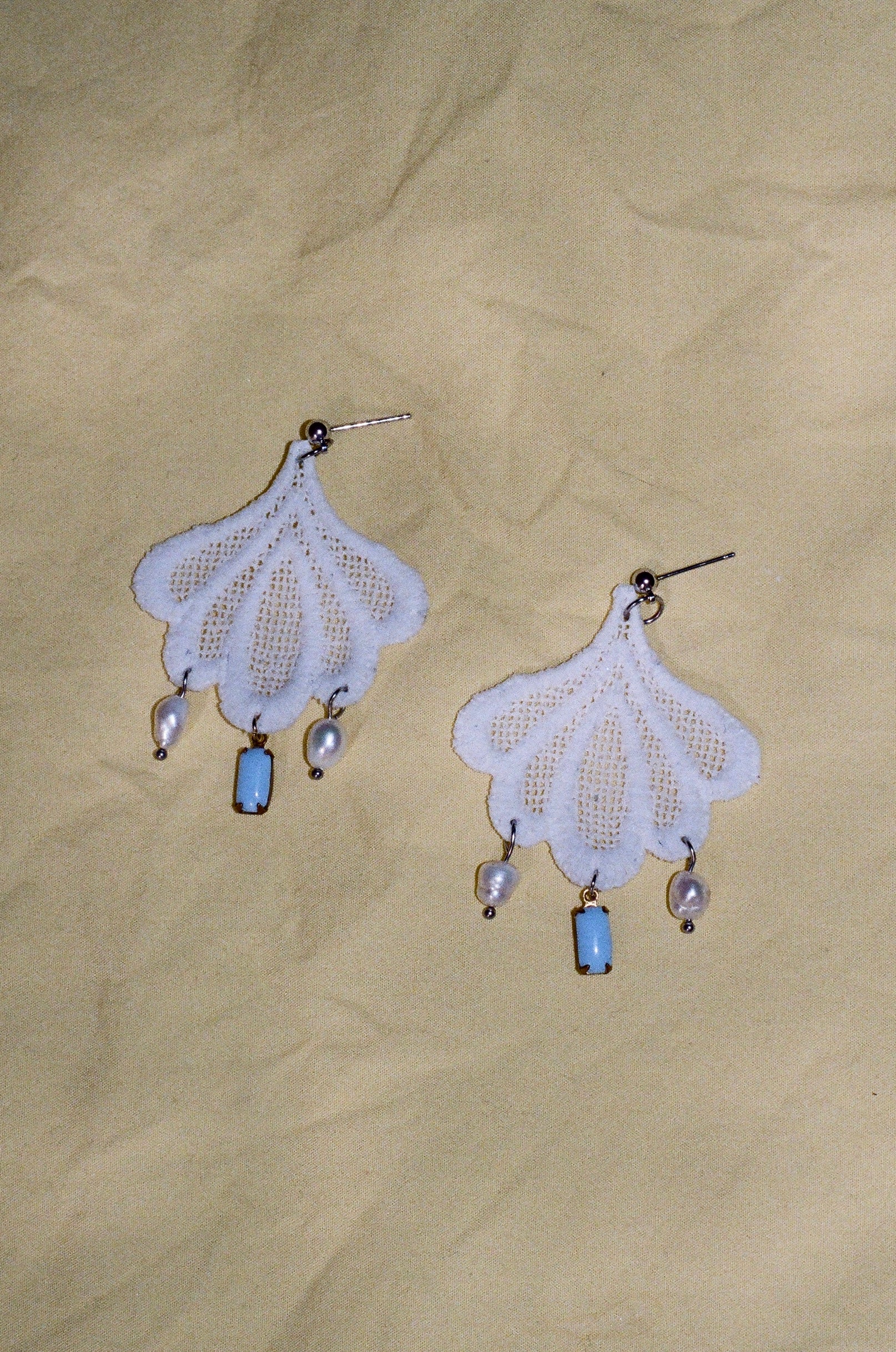 Lace Applique Earrings 6