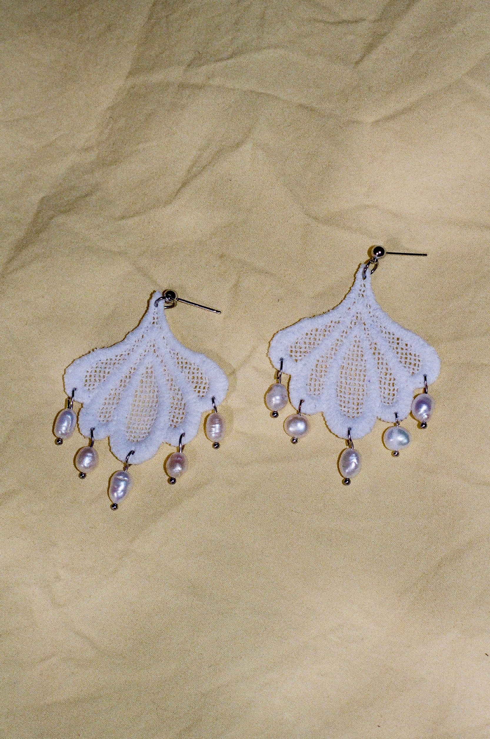 Lace Applique Earrings 5