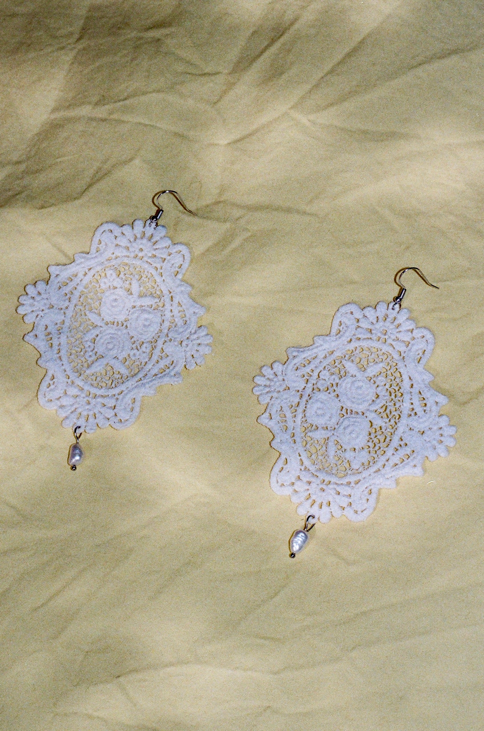 Lace Applique Earrings 7