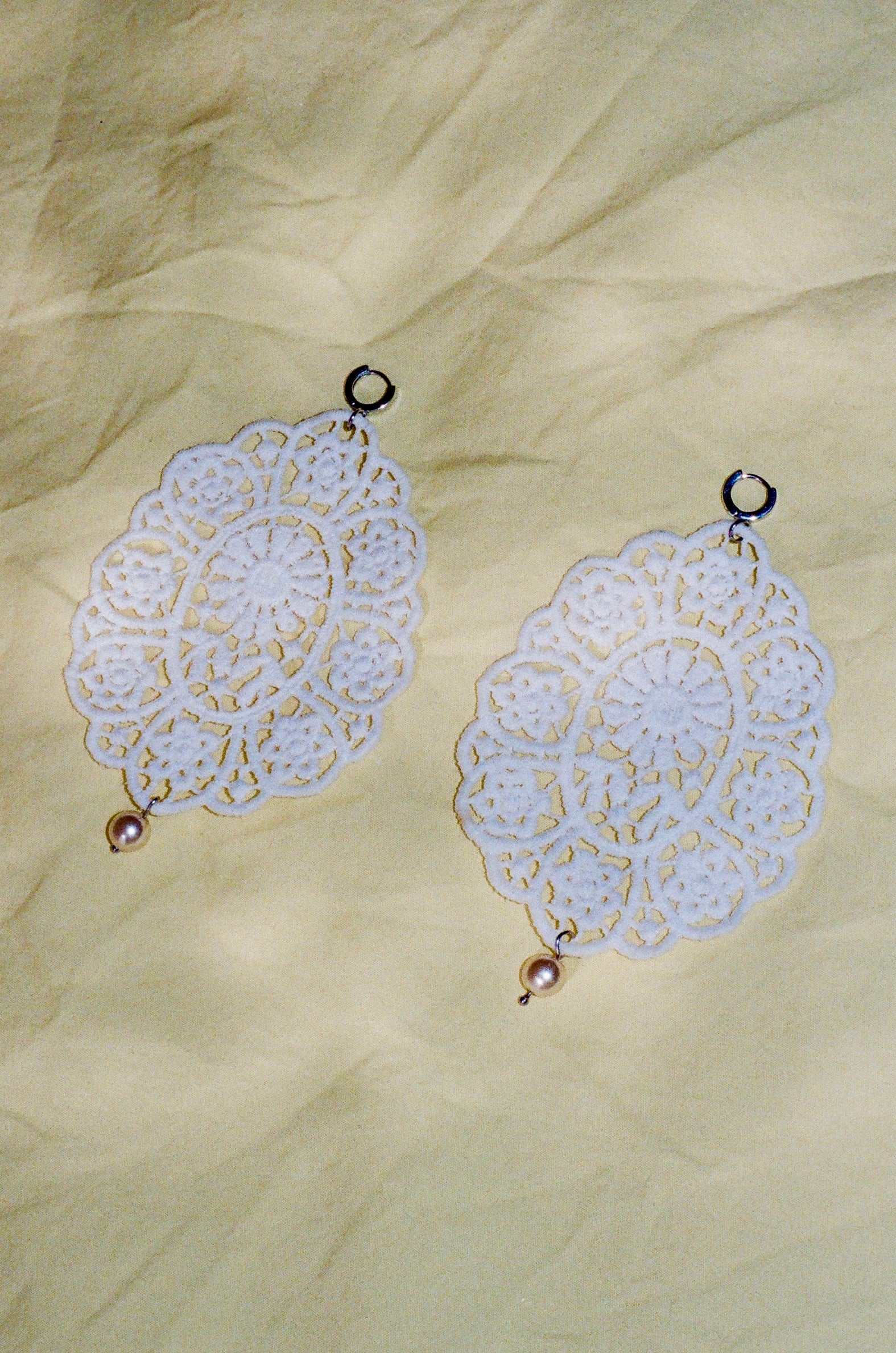 Lace Applique Earrings 1