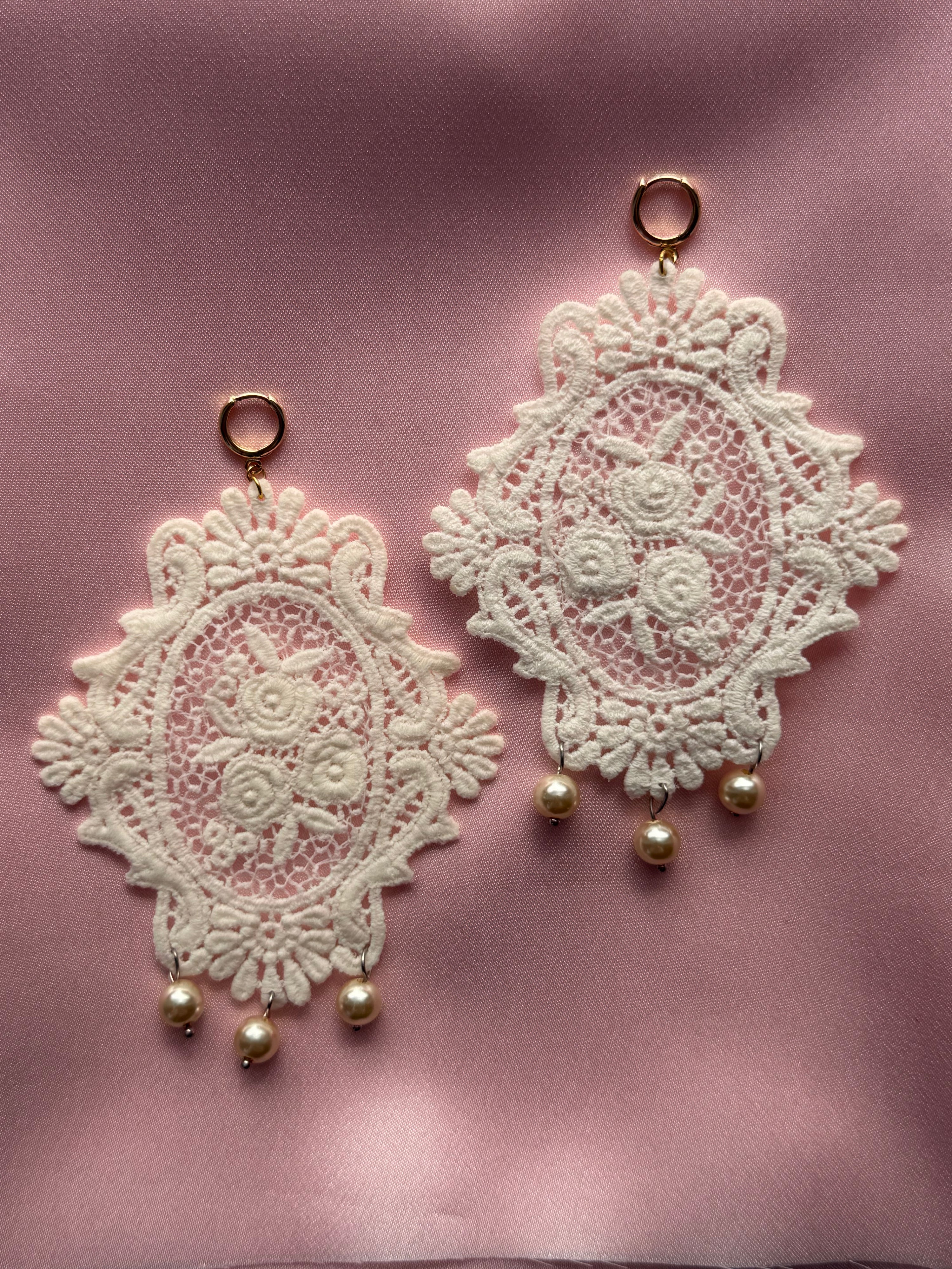 Lace Applique Earrings 4