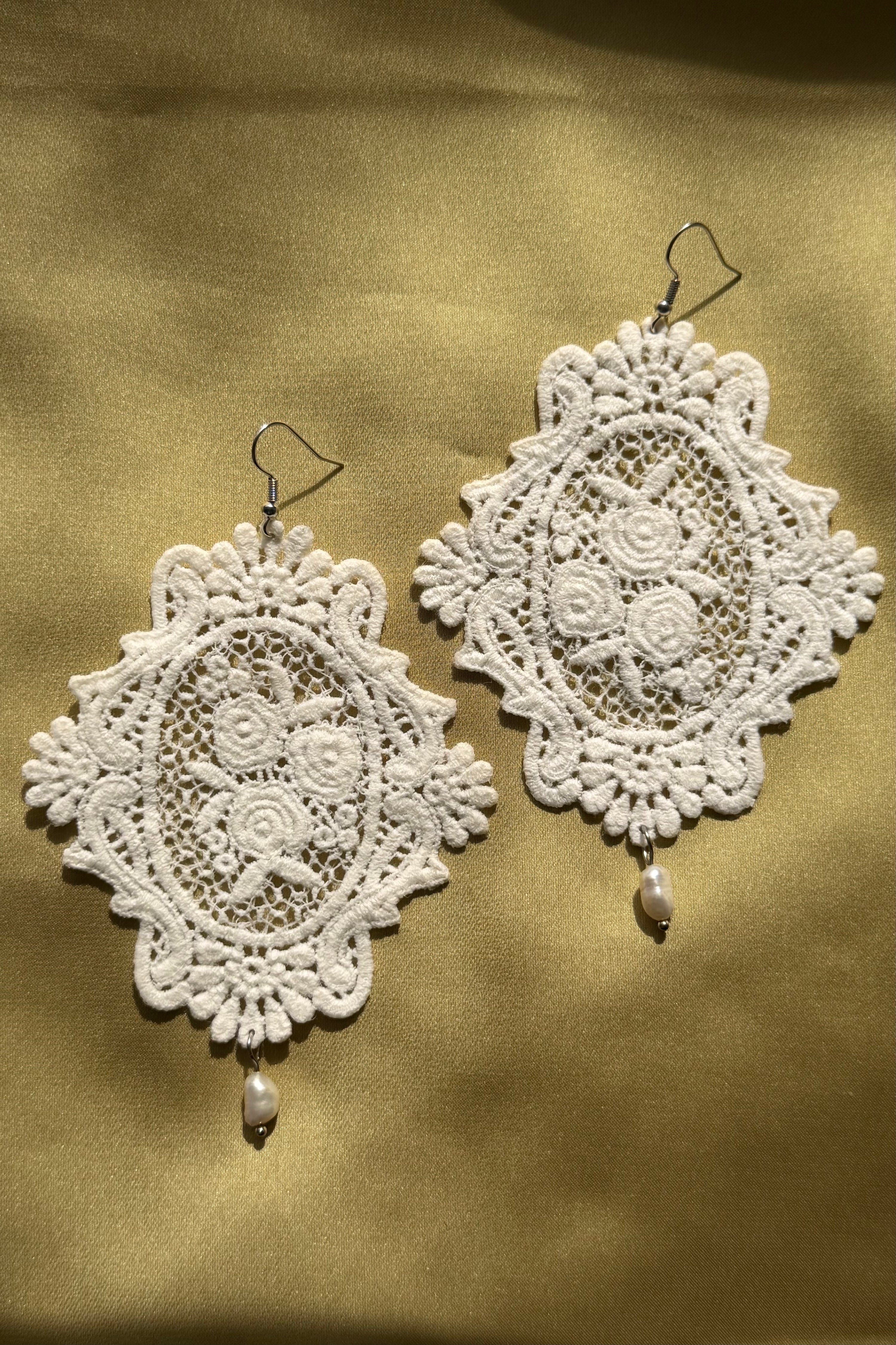 Lace Applique Earrings 7