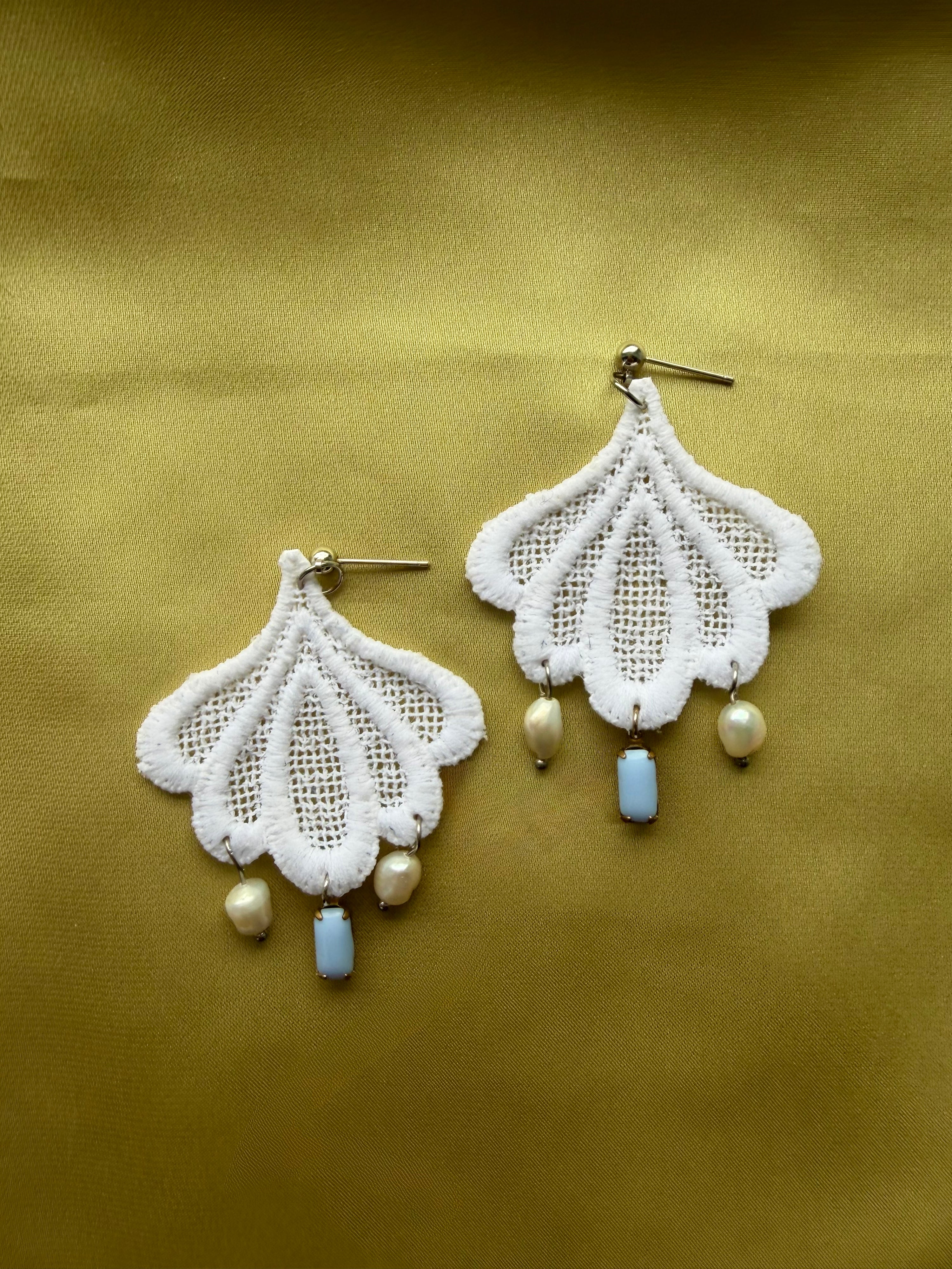 Lace Applique Earrings 6