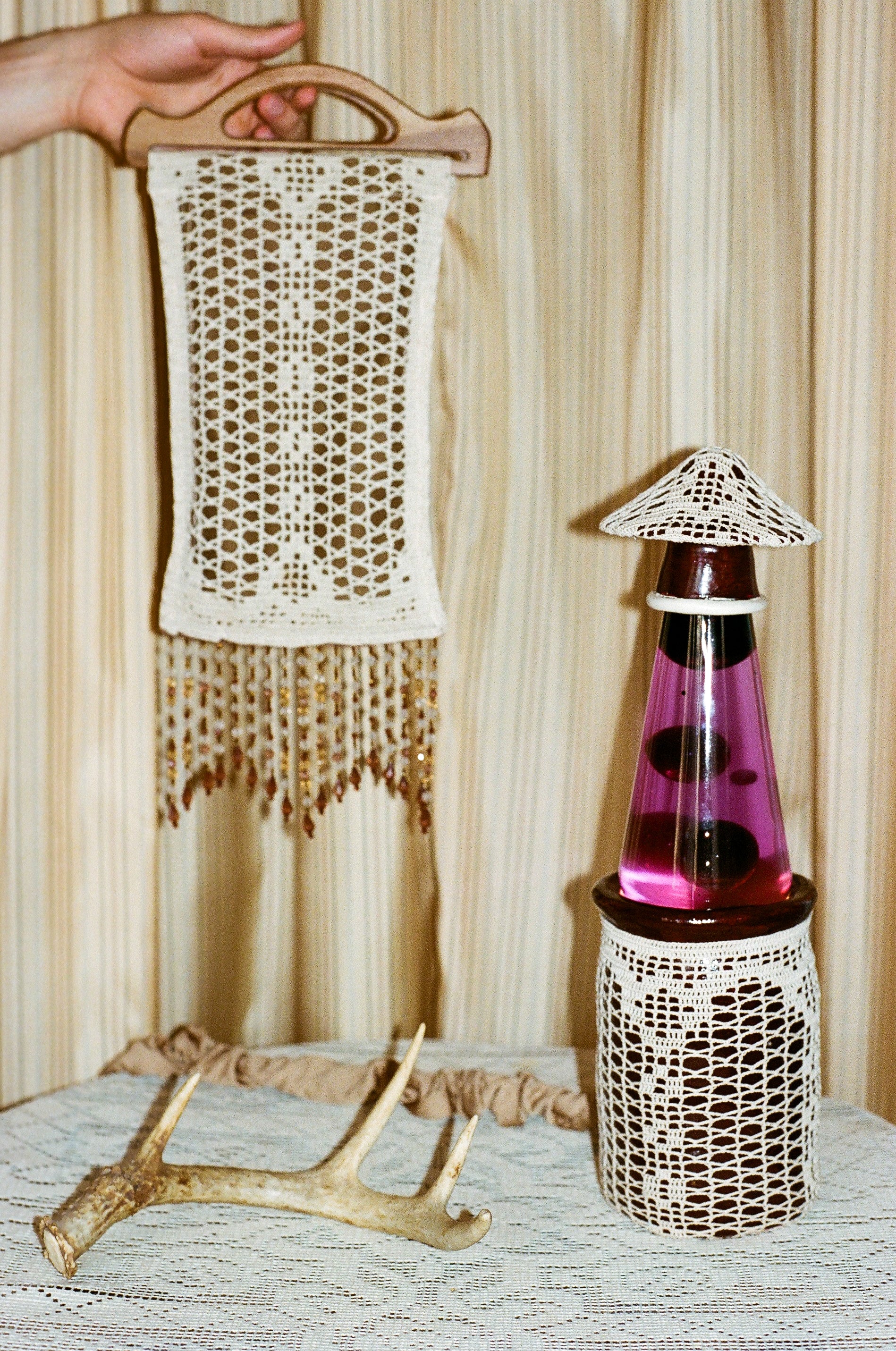 "GLORIA" Groove Tube and Lace Bag Set