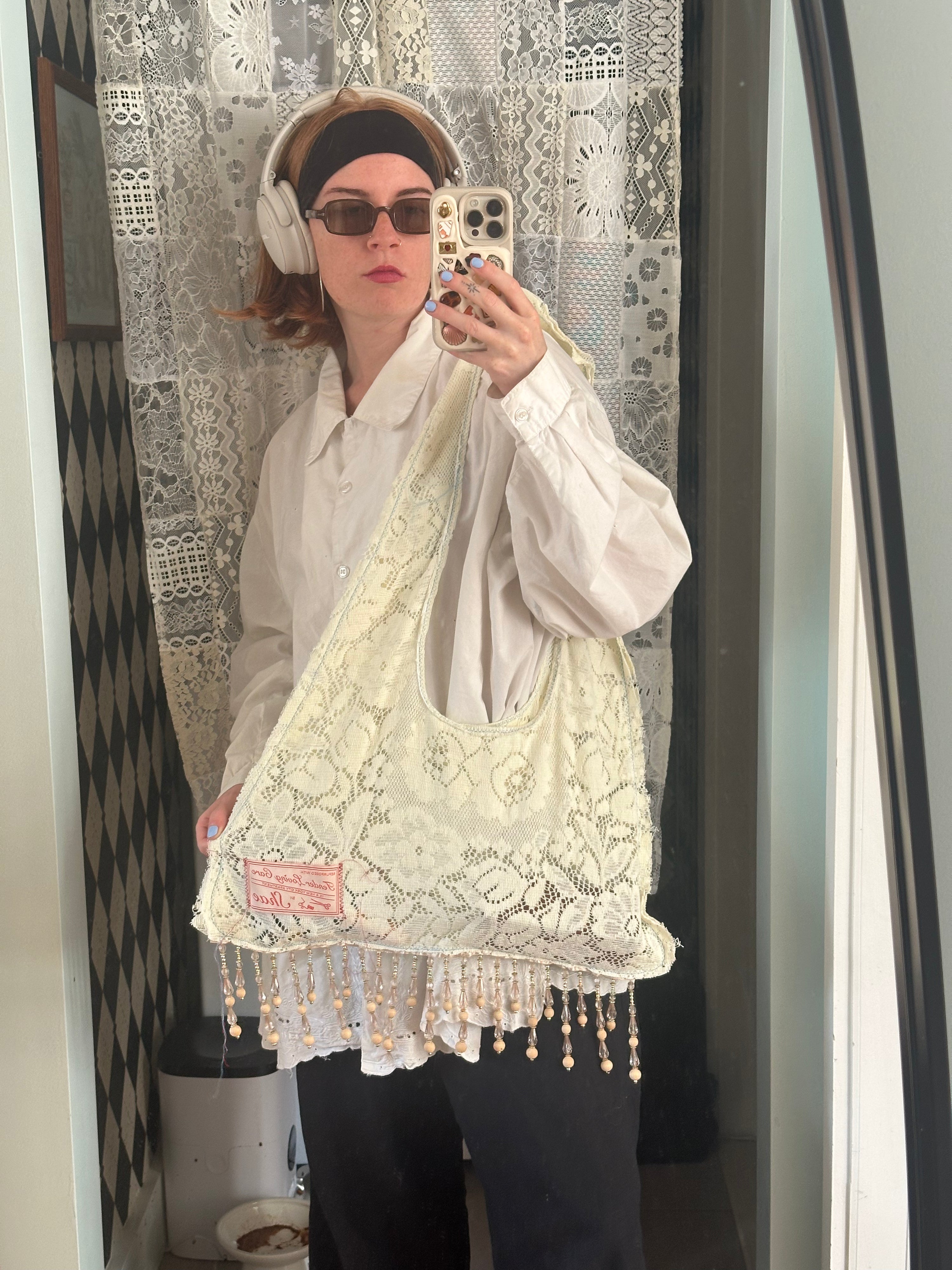 Vintage Lace Galavanting Bag #1