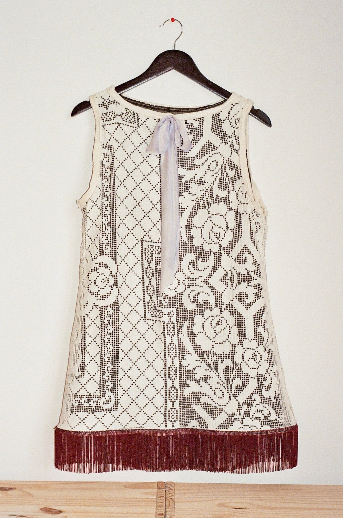 Vintage Lace Rework Babydoll Dress - Size XS/Small