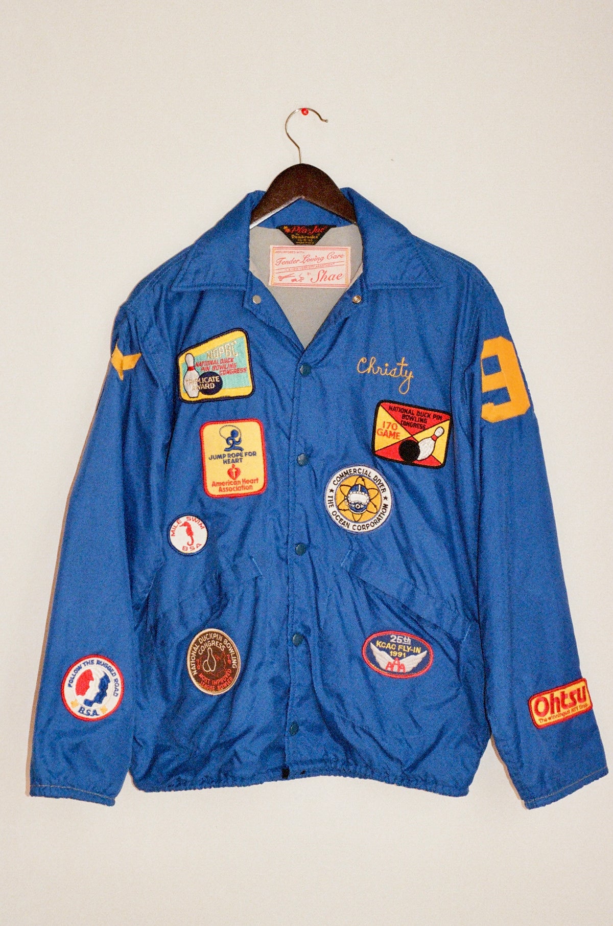 Cheerleader Vintage Patch Collage Jacket - Size Medium