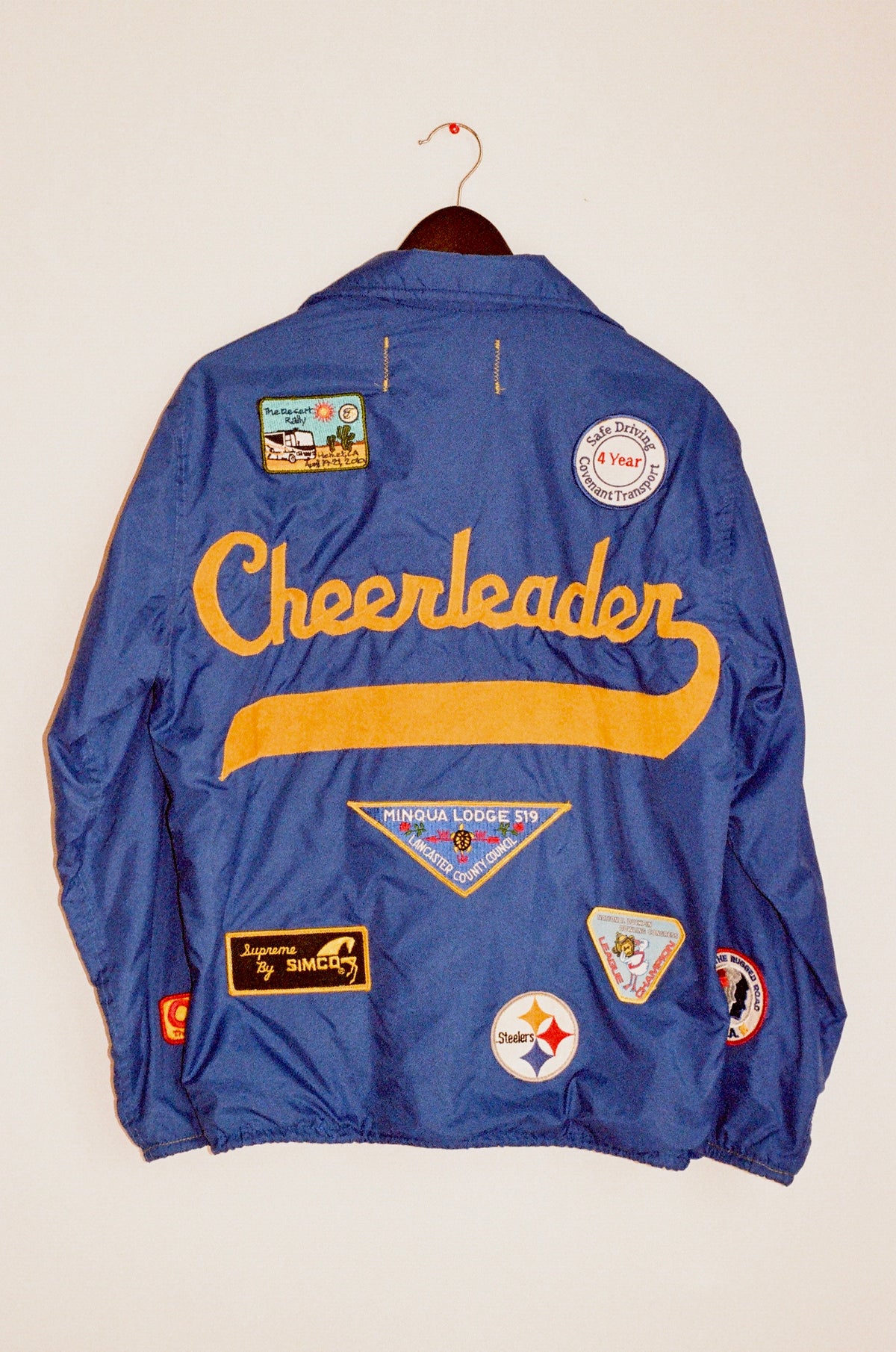 Cheerleader Vintage Patch Collage Jacket - Size Medium