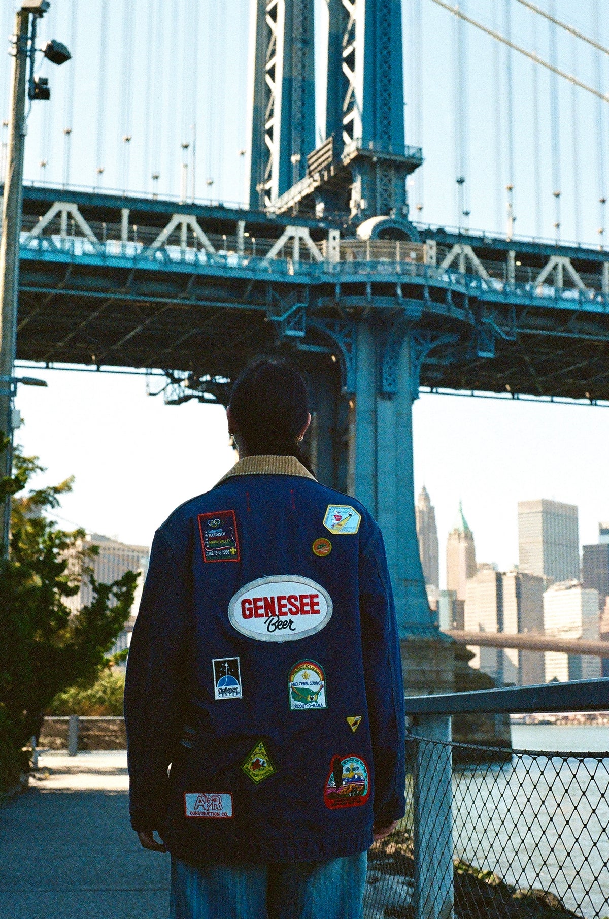 Genesee Vintage Patch Collage Jacket - Size Large